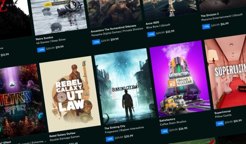 Бесплатные игры в Epic Games Store: объявлены розыгрыши призов на этой неделе